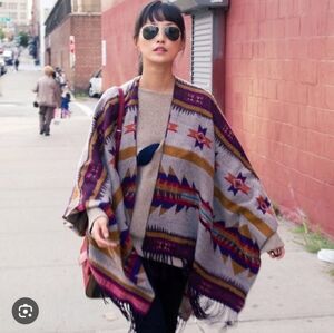 Aztec Poncho Jacket